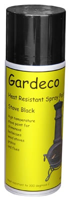 Stove Paint For Metal Chimineas (Black)