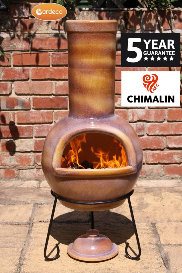 Sempra Chimalin AFC Chiminea - Glazed Caramel (Large)