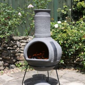 Linea Mexican Chimenea in Grey (Extra Large)