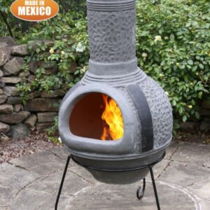 Linea Mexican Chimenea in Grey (Extra Large)