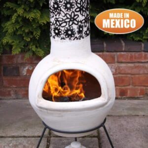 Sol Mexican Chiminea - Rustic Orange (Extra Large)