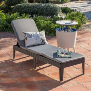 Keter Jaipur Twin Lounger with Ice Cube