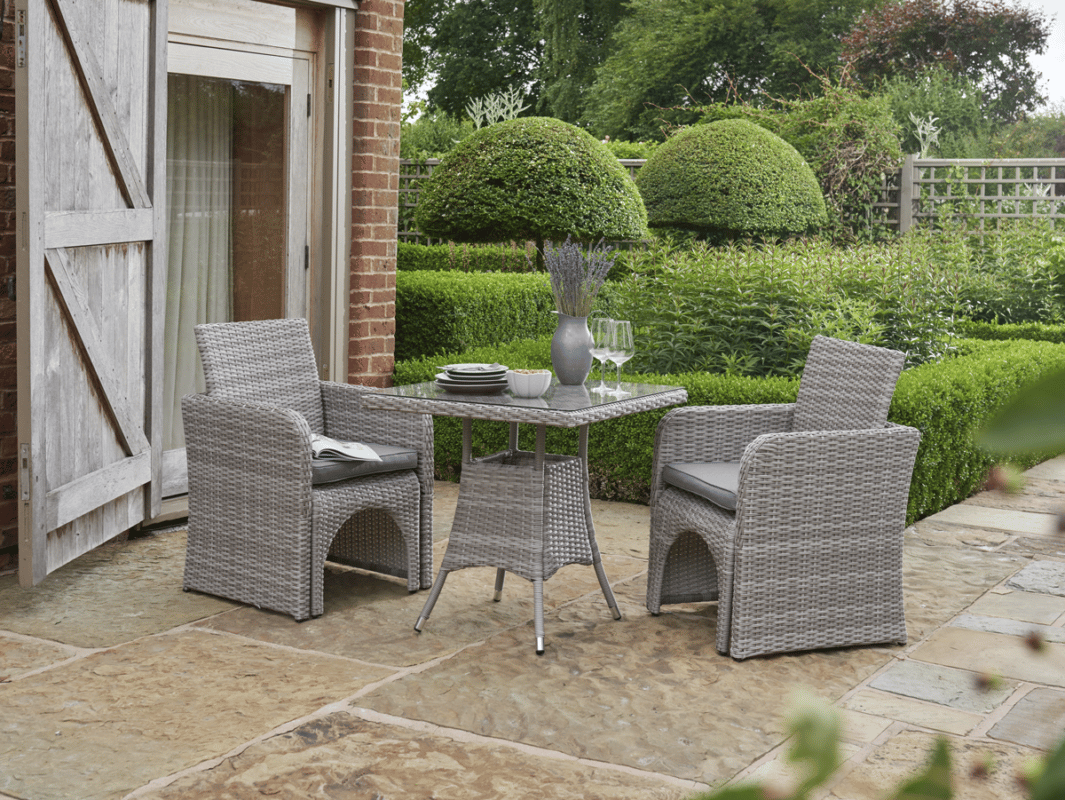 Norfolk Leisure Morston 2/4 Seat Dining Set in Grey