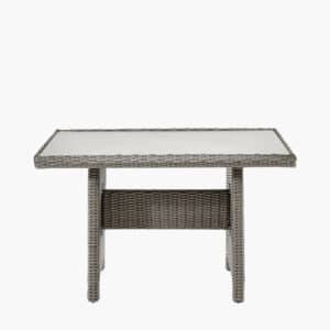 Pacific LIFESTYLE Slate Grey Barbados Compact Corner Set with Ceramic Top