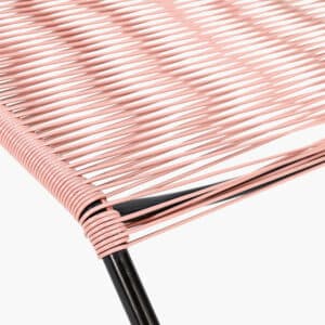 Pacific Lifestyle S/2 Pink PU Rio Sun Loungers