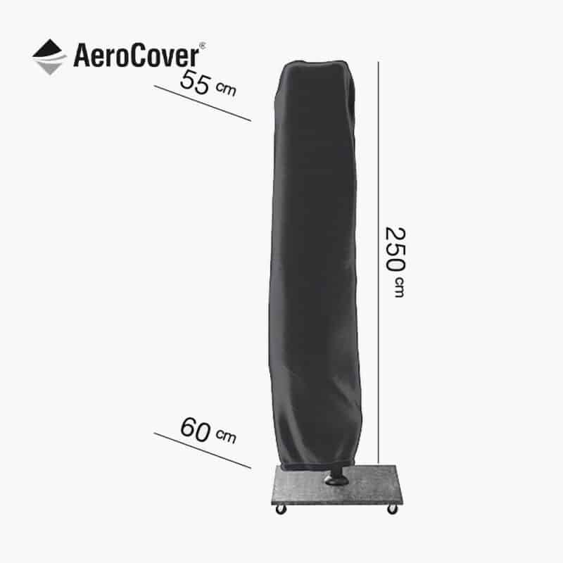 Pacific Lifestyle Free Arm Parasol Aerocover 250 x 55/60