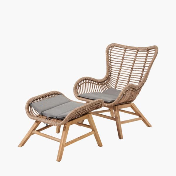 Pacific Lifestyle Aurora Set ( Chair and Hocker )