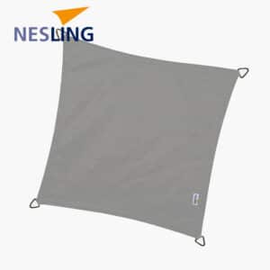 Pacific Lifestyle 4m Square Waterproof Shade Sail Grey