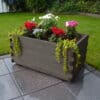 Promex Grey Siena Garden Flower Box Trough