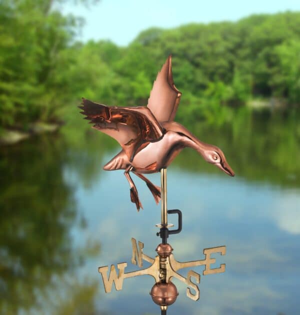 Espira Landing Duck Cottage Copper Weathervane