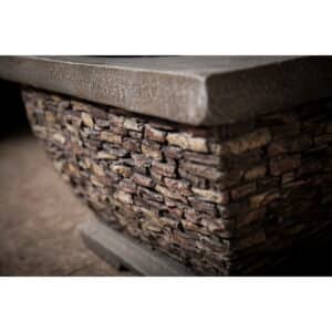 Callow Premium Wood Burning Stone Fire Pit and Patio Heater