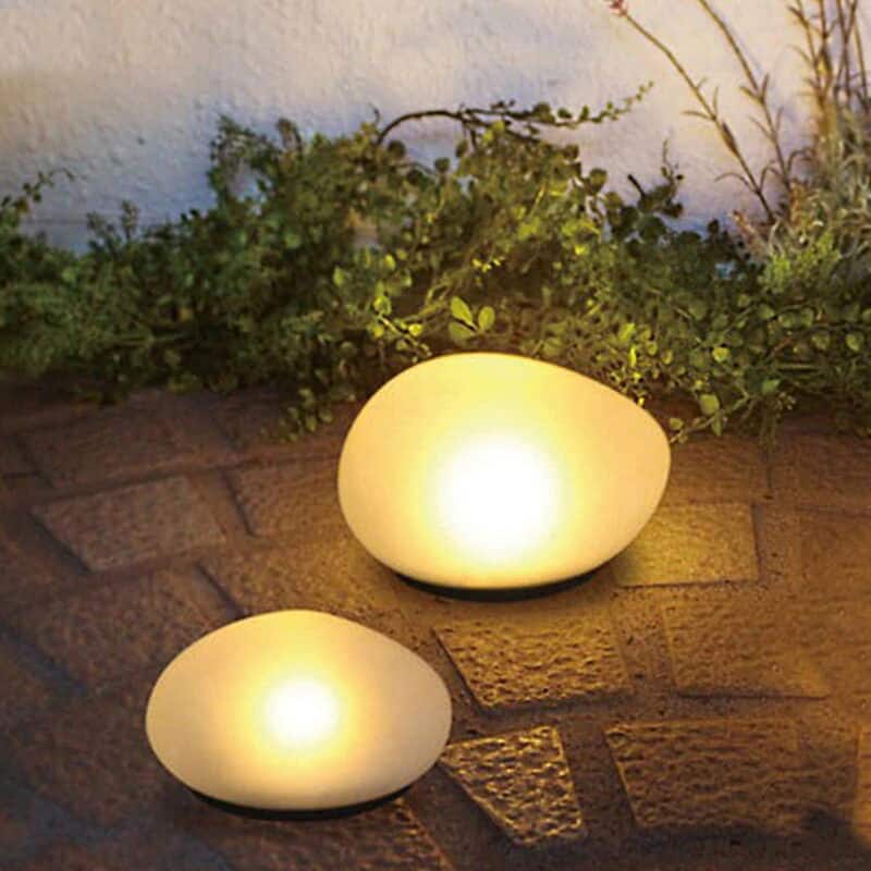 Callow Large Solar LED Stone Light