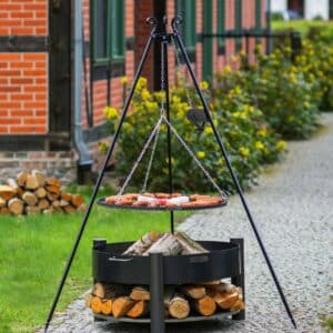 Cook King 180cm Tripod with 70cm Grate and Reel