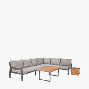 Pacific Lifestyle Stockholm Anthracite Outdoor Corner Seating Set