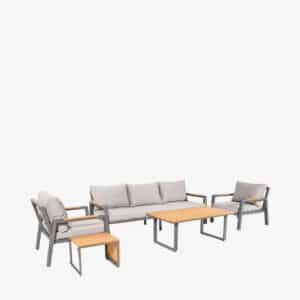 Pacific Lifestyle Stockholm Anthracite Outdoor Seating Set