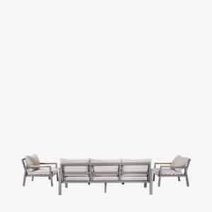 Pacific Lifestyle Stockholm Anthracite Outdoor Seating Set