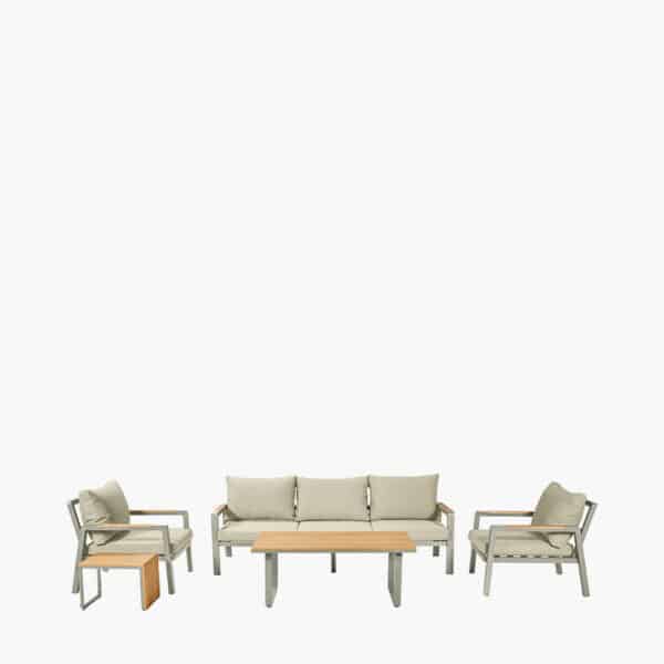 Pacific Lifestyle Stockholm Limestone Outdoor Seating Set