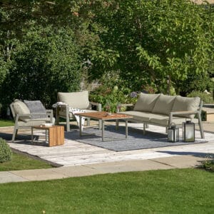 Pacific Lifestyle Stockholm Limestone Outdoor Seating Set