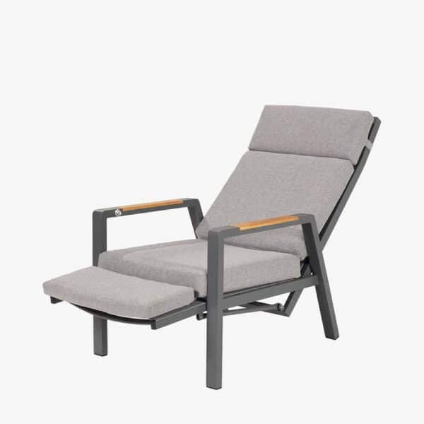 Pacific Lifestyle Stockholm Anthracite Outdoor Recliner Set