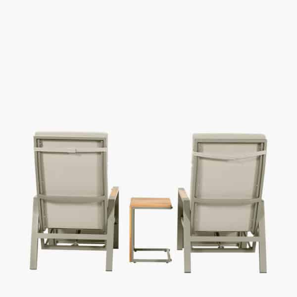 Pacific Lifestyle Stockholm Limestone Outdoor Recliner Set