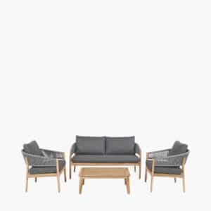 Pacific Lifestyle Denver Grey Outdoor Seating Set