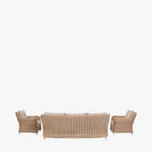 Pacific Lifestyle Barakaldo Natural Antique Outdoor Seating Set