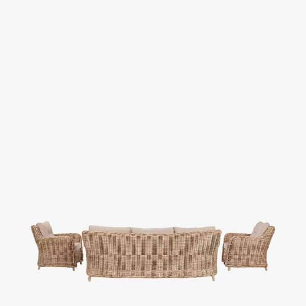 Pacific Lifestyle Barakaldo Natural Antique Outdoor Seating Set