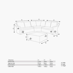 Pacific Lifestyle Barakaldo Natural Antique Outdoor Corner Seating Set