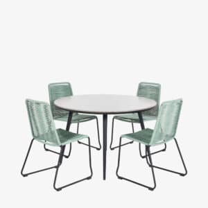 Pacific Lifestyle Pang Wasabi Outdoor 4 Seater Dining Set